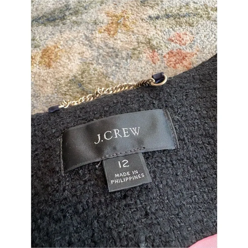 J. Crew- Lady jacket in maritime tweed Blazer 12
